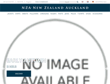 Tablet Screenshot of nzanewzealand.com